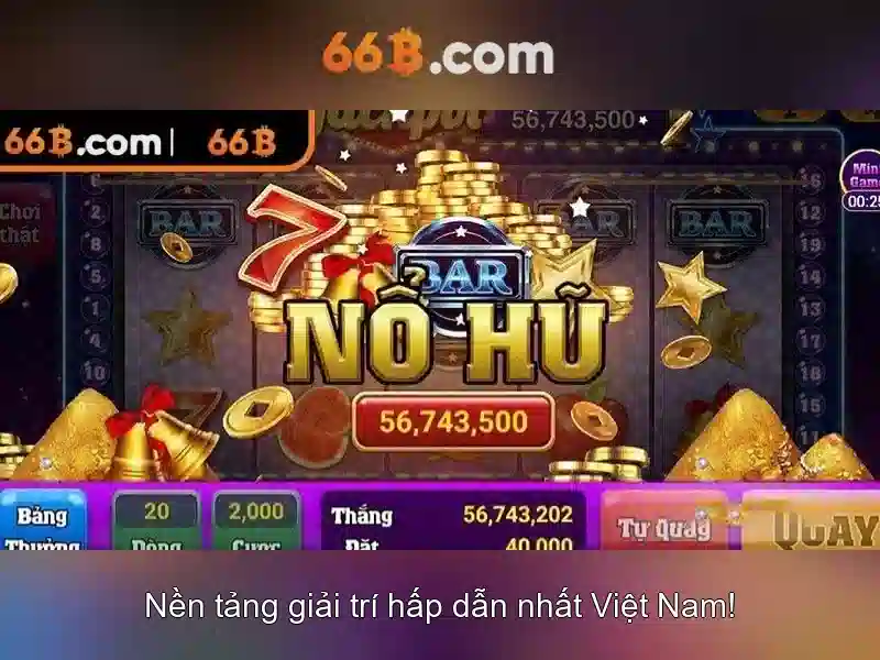 Trải Nghiệm Slot Đỉnh Cao Tại 66B